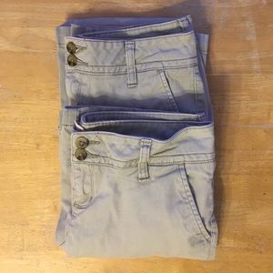 2 Pairs Of Khaki Pants